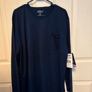 Dickies Blue Long Sleeve Tee Shirt